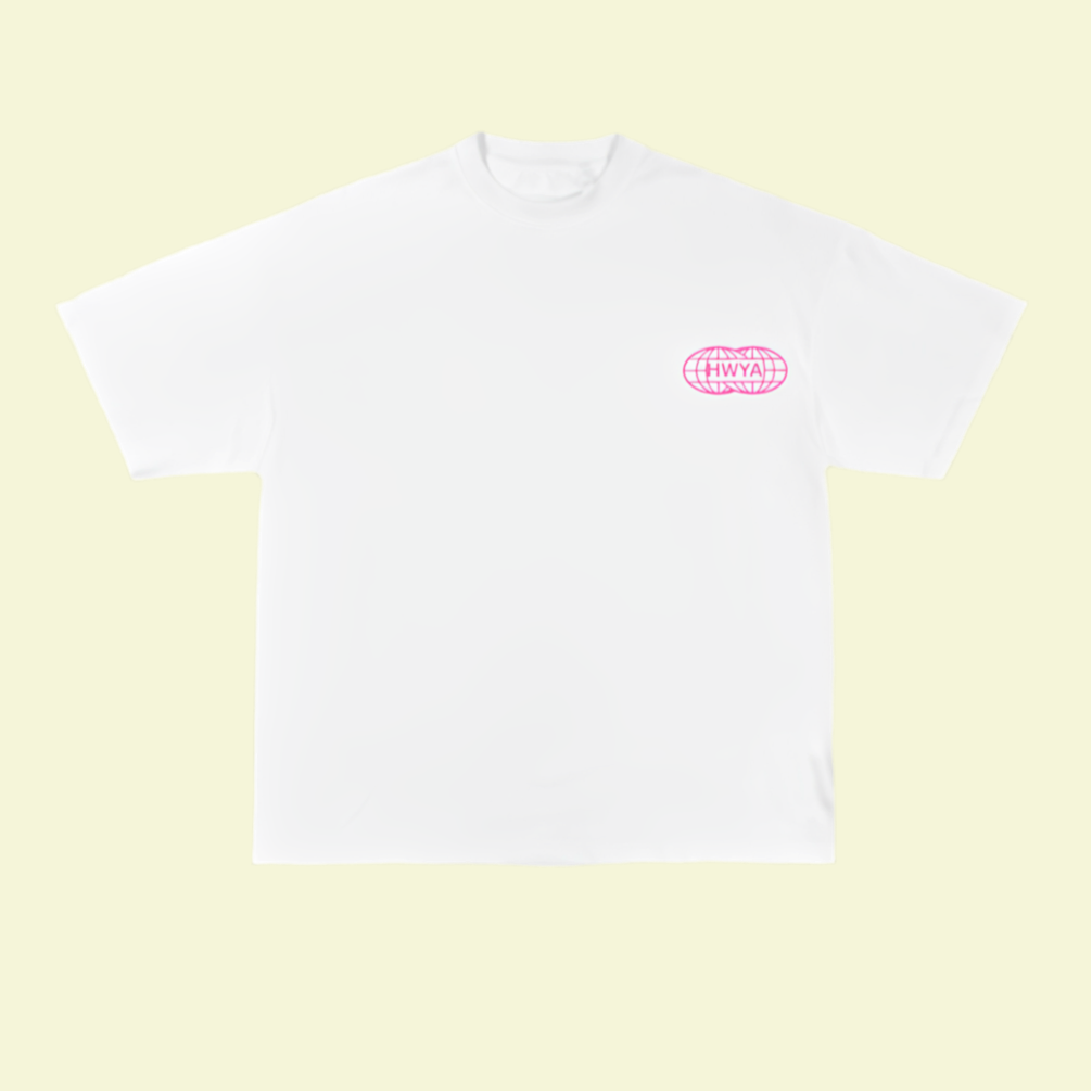 TAHREER-white T-shirt