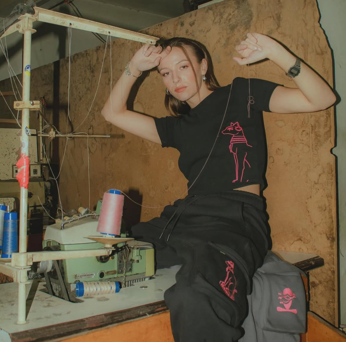 Black sweatpants