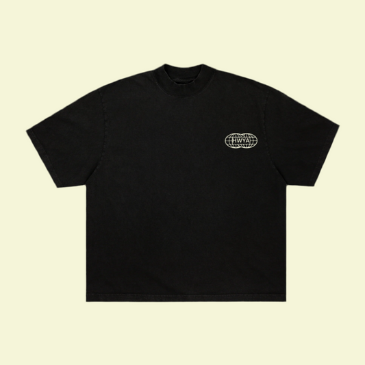 TAHREER-black T-shirt