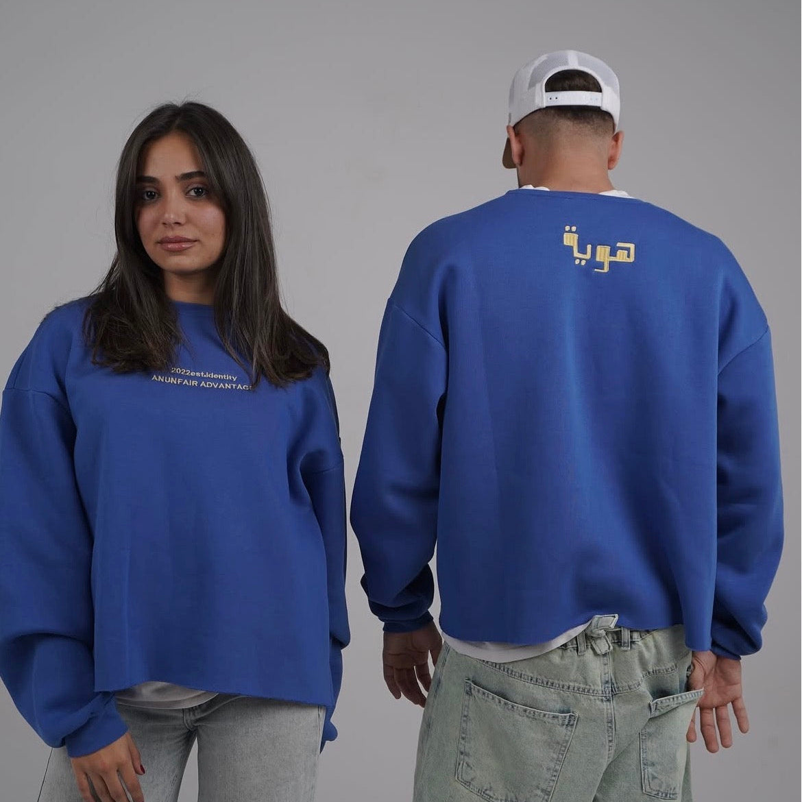 Unfair blue crewneck