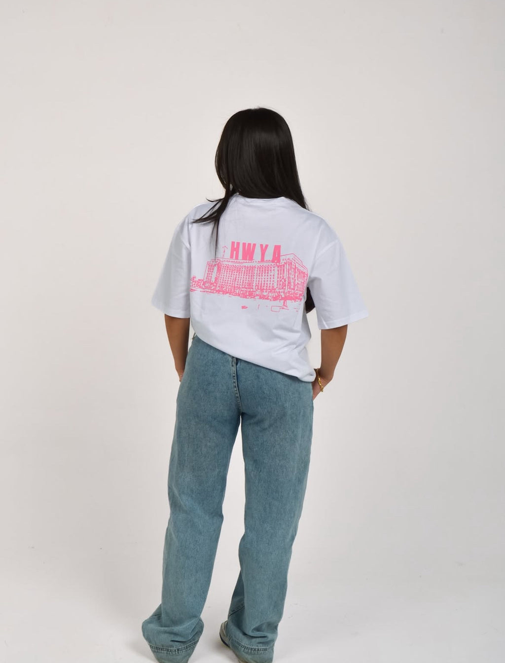 TAHREER-white T-shirt